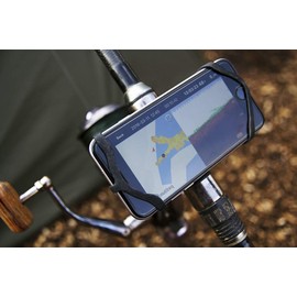 Deeper Smartphone Mount for Fishing Rod – See Phone and Keep Hands Free While Using Sonars, 12cm