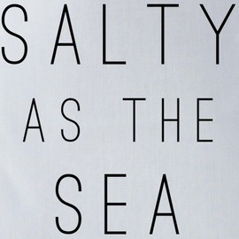 CafePress Salty As The Sea Polyester Tote Bag 16"x16"