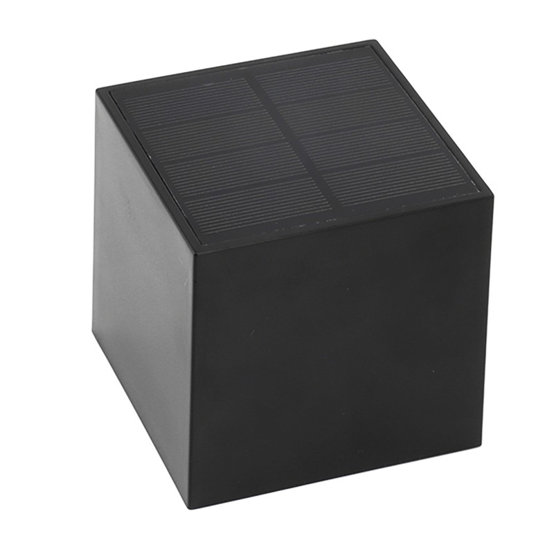 Solar Square Wall Light Wiring Free Intelligent Light Control Fence