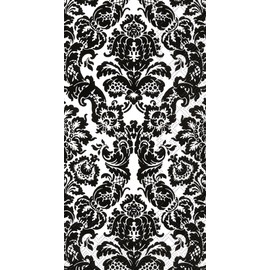 Boston International IHR - Servilletas de papel de 3 capas, tamaño de invitados de 16 unidades, color negro