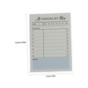 TEHAUX 6pack Daily Planner Notepad Compact To-do List Notebooks Page