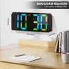 PiKaPiKaP Digital Wall Clock, 9.6 Inch Digital RGB Clock, LED