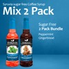 Syruvia Sugar-Free Holiday Syrup Variety Pack - Peppermint & Gingerbread