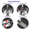 REETAI-FOUR 2-9/16'' TCT Hole Saw Kit Tungsten Carbide Tipped Hole