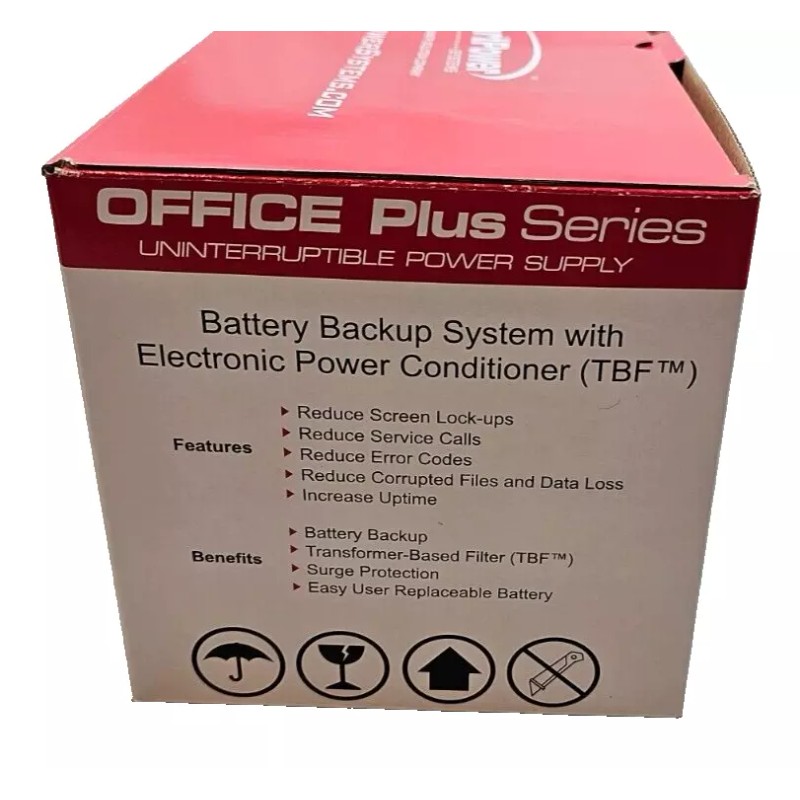 Universal New Smartpower OF650UPlus-T 650VA 330W UPS w/ Surge, PWR