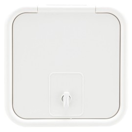 RecPro RV Propane Hook Up Box | 1/4 in. Quick Connect Adapter | Brass Fittings