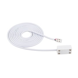 WAC Lighting T24-BS-EX2-072-WT, Basics & Gemini 24VDC in-Wall Rated Power Extension Cable 72in Length in White