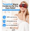 Cordless Heated Eye Mask Rechargeable with 4 Heat Settings &