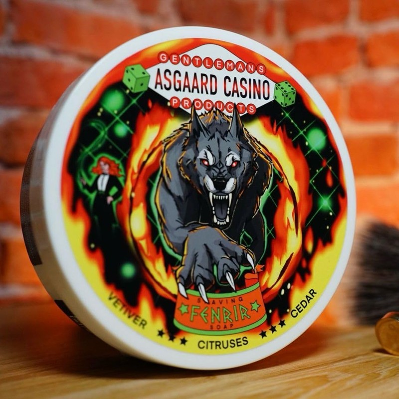 “FENRIR” (ASGAARD CASINO) ARTISAN SHAVING SOAP - MADE IN UK