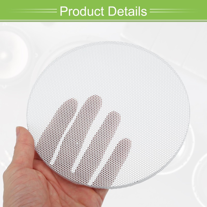 X AUTOHAUX Universal 5.5 Inch Speaker Grills Mesh for Audio