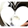 BWA Hanging Stainless Steel Garden Wind Spinner Sun Catcher Crystal