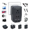 Upgraded 2000W 220V to 110V Converter for European Travel, Voltage
