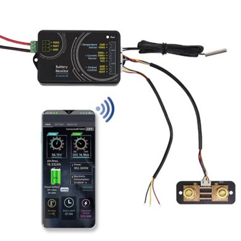 Battery Monitor Volt Ampere Capacity Power Meter Tester Voltmeter Ammeter