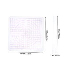 VILLFUL 1 Set Acrylic Clay Tools DIY Pottery Crafting Board Rolling Rod for Seamless Sculpting and Modeling Clay Projects Lightweight Portable for Creative Use