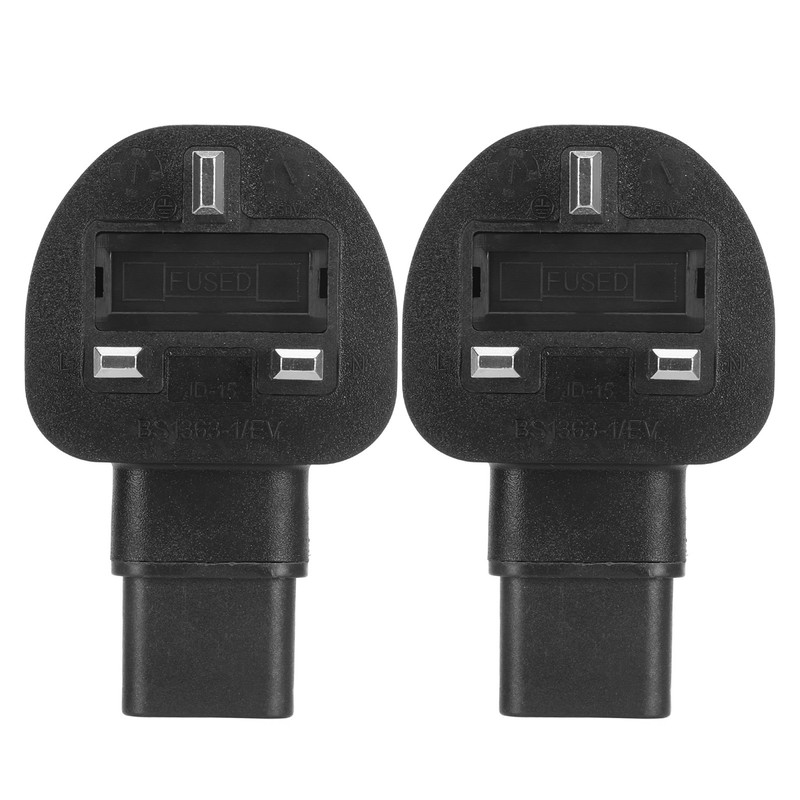 2Pcs to IEC320 C13 Power Adapter Power Cord Adapter Connector