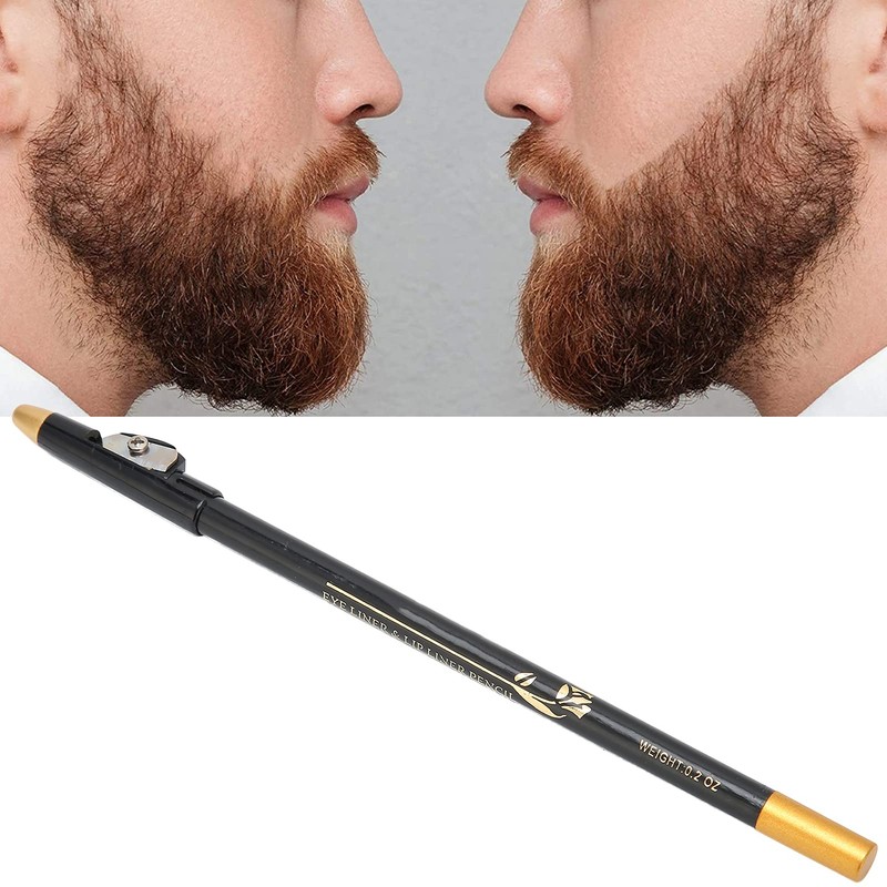 Beard Pencil Liner for Men, Professional Beard Pencil Filler Equipped