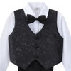 Dressy Daisy Toddler Boy Classic Fit Tuxedo Black Suit 5