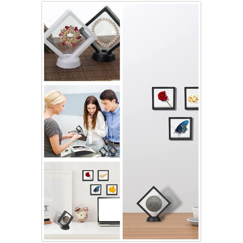 YINKE Coin Display Box Display Case Transparent PET Film with