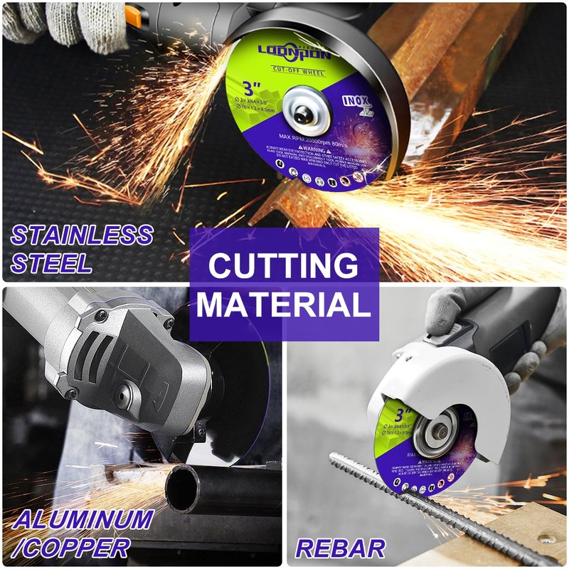 Cutting Discs Diameter 76 x 9.5 mm for Angle Grinders,