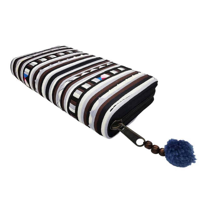 PANASIAM Akha Tribe Wallet Ethnic Cotton Purse Vegan & Fair,