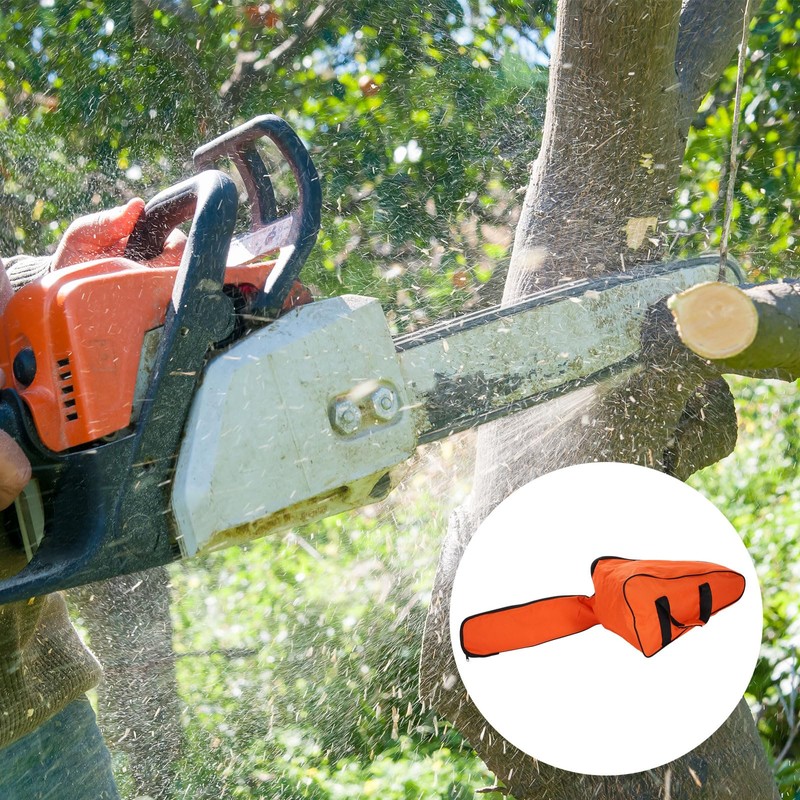 sourcing map Heavy Duty Chainsaw Carrying Case 35" x 5.5"