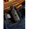 TACTICAL GEEK TX5 Flashlight Sheath with Back Belt Clip Quick