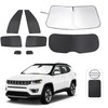 TINGLU Window Shades for Jeep Compass 2017-2024 Accessorie Car Side
