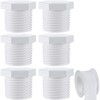 6 Pieces RV Hot Water Heater Drain Plug with Tape,