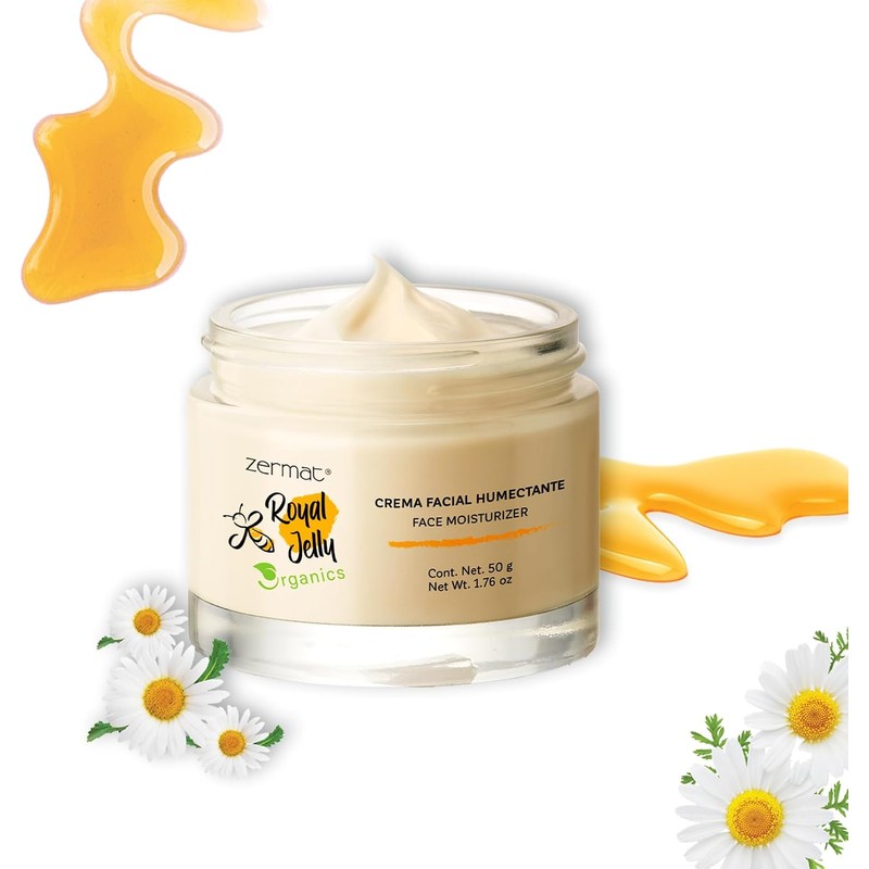 Crema Facial Humectante Orgánica con Miel Royal Jelly Sensación de