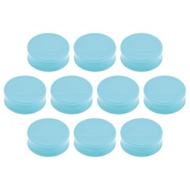 Ergo Large magnets, diameter 34 mm x 12.5 mm, pack of 10 baby blue