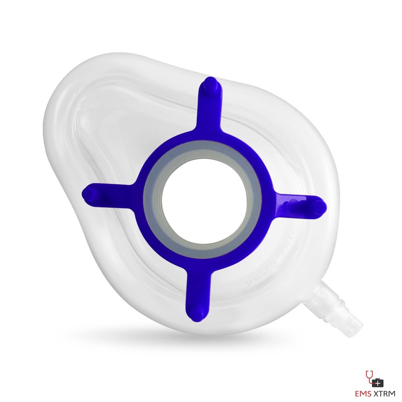 EMS XTRM CPR Rescue Mask with Valve, Pocket Resuscitator, Large