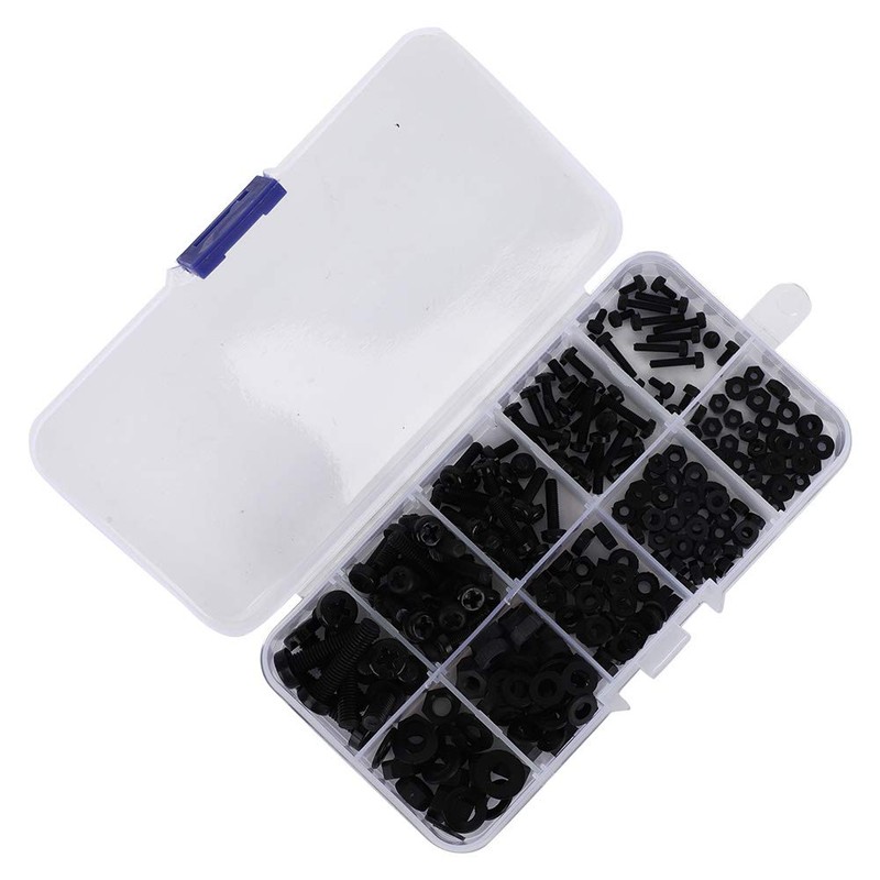 270 Piezas de Sujetadores de Hardware M2/M2.5/M3/M4/M5, Kit Surtido de