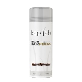 Kapilab Scattered Hair Dark Brown, Premium Hair Powder for Hair Thickening, Hair Fibres for Thinning Hair, Keratin Hair Powder, More Volume Hair Fibres for Men and Women - 25 g