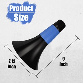 JRONG Tols 12 Pcs Soccer Training Cones 9 Inch Agility Plastic Skating Marker Cones with Non-Slip Sleeve for Kids Football Basketball Practice (Blue)