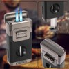 Gioflv Torch Lighter,Double Jet Flame Refillable Butane Torch Lighters: All-in-One
