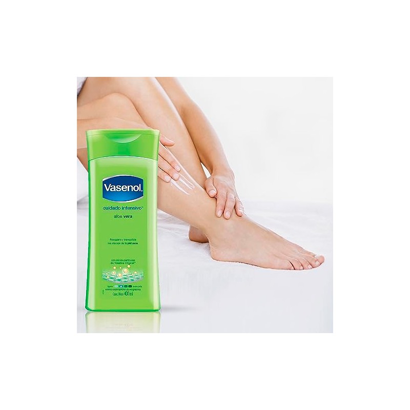 VASENOL Crema Corporal cuidado intensivo Aloe Fresh 400 ml