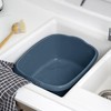 JMS Create Smile Navy Plastic Washing Up Sink Organiser Tidy