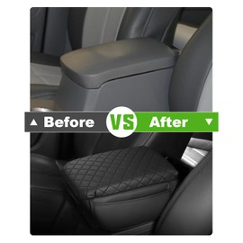 TBHOO for Toyota Tacoma Center Console Cover Armrest Cover Tacoma Accessories 2005-2015 Black Console Cushion Lid Protector with Pockets