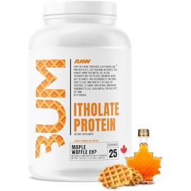 RAW CBUM Itholate Protein 1.72 LBS / 25 servicios/Proteina isolada (MAPPLE WAFFLE) - Top Quality