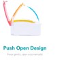 AM PM Weekly 7 Day Pill Organizer, HUAXIYAN Large Daily