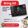 OuiChef Chef Knife Bag for 10 Knives & Utensils -