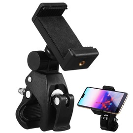 DOITOOL Mic Stand Phone Holder for Mic Stand, Music Stand and Drums, All Smartphones, 180° Adjustable Mic Microphone Stand Smartphone Mount