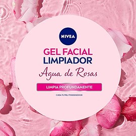 NIVEA Nivea Gel Hidratante Facial Con Agua De Rosas, 50 Ml, color, 50 ml, pack ofpaquete de  Gel Facial Limpiador Todo Tipo De Piel Con Agua De Rosas 
