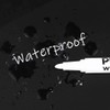 Audio Fan White Pen, White Marker, 2 Kinds of Tips,