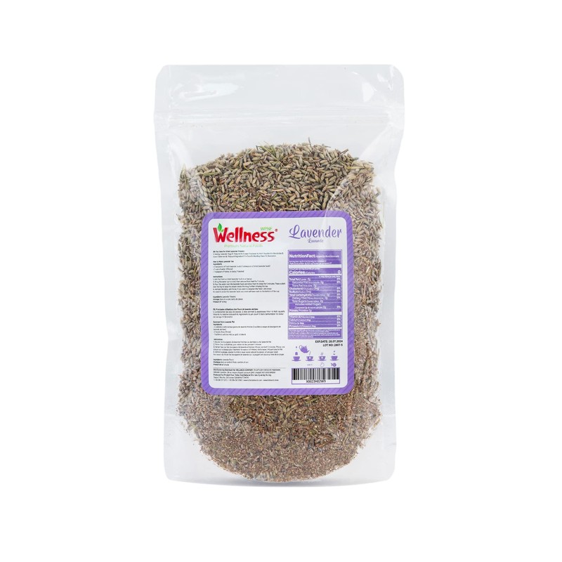 Wellness Organic Lavender Tea: Culinary Grade Lavender Flowers - Food