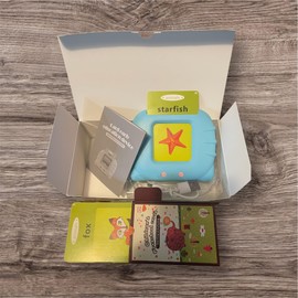 Talking Flash Cards for Boys and Girls, Autism Sensory Toys for Autistic Children, Learning Educational Montessori Speech Therapy 224 Sight Words Kids Gifts Amazing Learning (Blue Card Reader)