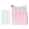 FULINJOY 20PCS Nail Art Design Tools, 15PCS Painting Brushes Set
