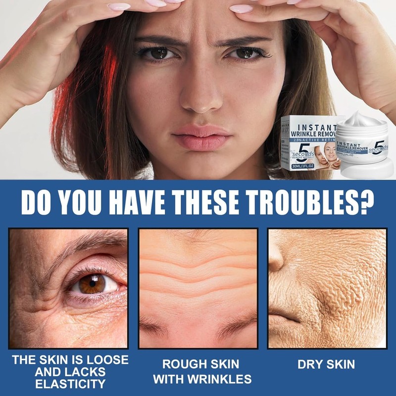 Crema Antiarrugas con Retinol Reafirmante para Rostro y Frente 30ML