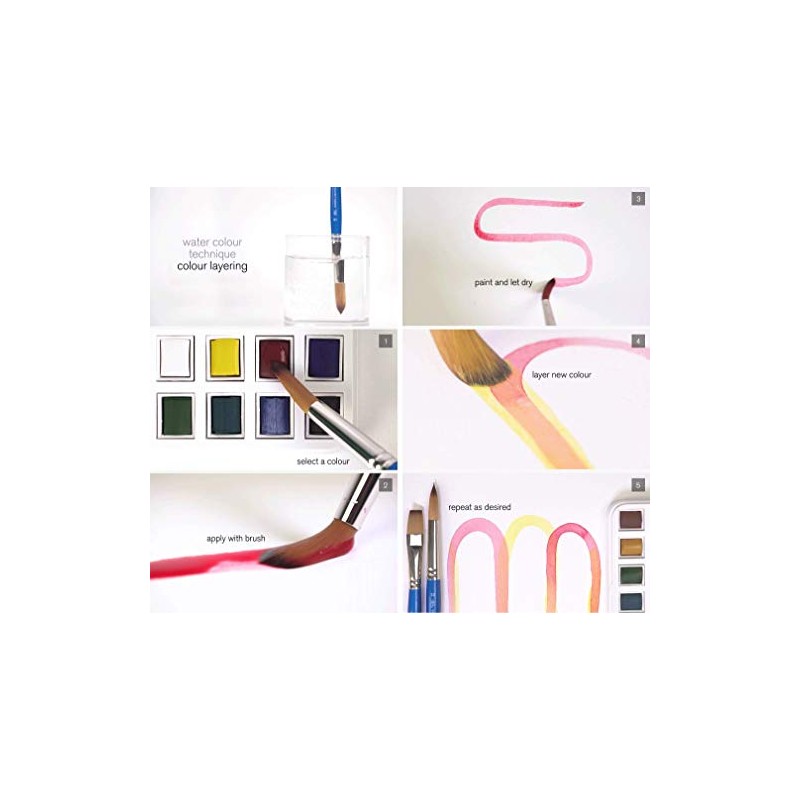 Winsor & Newton 0390083 Est.Compacto Cotman 14 Pastillas