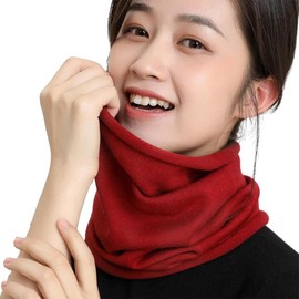 Karsaer G0062 Neck Warmer, Men's, Women's, Autumn/Winter, Neck Cover, Neck Gaiter, Soft, Skin-friendly, Warm, Cold Insulation, Stylish, Solid, Striped Pattern, Commuting to Work or School, Jogging,